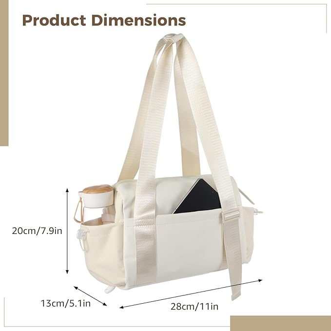 Women'S Gym Duffle Bag, Versatile Small Travel And Fitness Tote With Wide Straps And Wet Pocket