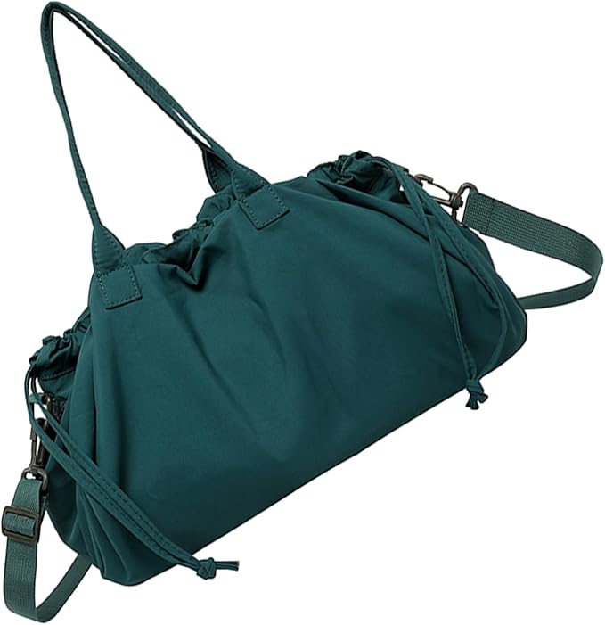 Stylish Crinkled Nylon Handbag with Adjustable Comfortable Strap and Spacious Interior Shoulder Bag for Work or Gym Use Bag