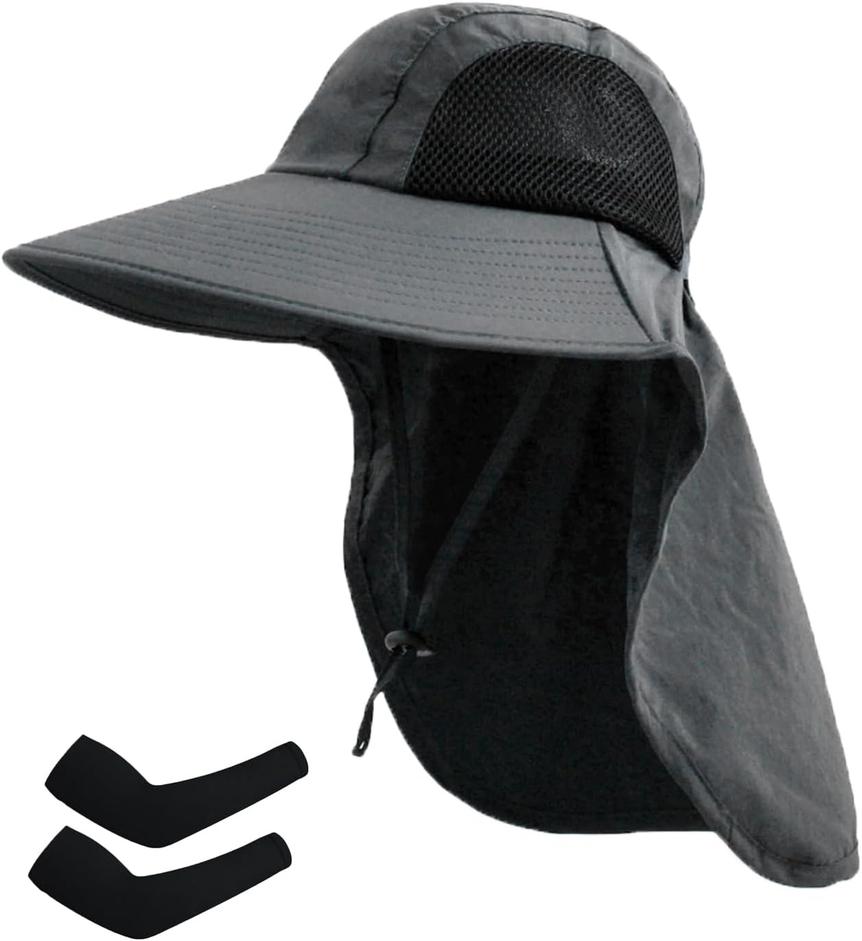 Sun Hat for Men Women with Neck Flap,UPF 50+ UV Protective Hiking Fishing Hats,Wide Brim Sun Hat for Women&Men