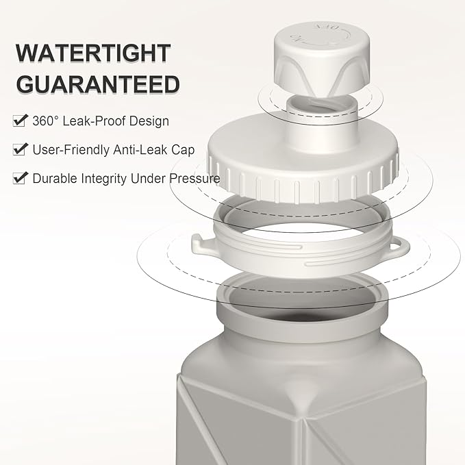 Collapsible Water Bottles 20.6oz, Silicone Foldable Portable Travel Water Bottle, BPA-Free, Leakproof Reusable for Traveling Camping Hiking Sports Outdoor, 3 Pack (Blue+Pink+Starlight)