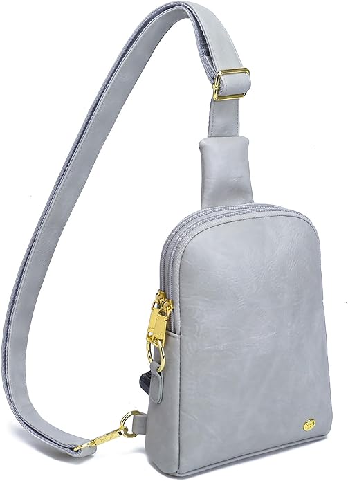 INICAT Small Sling Bag for Women Everyday & Travel Crossbody Bags Lightweight Cross Body Purses Vegan Leather