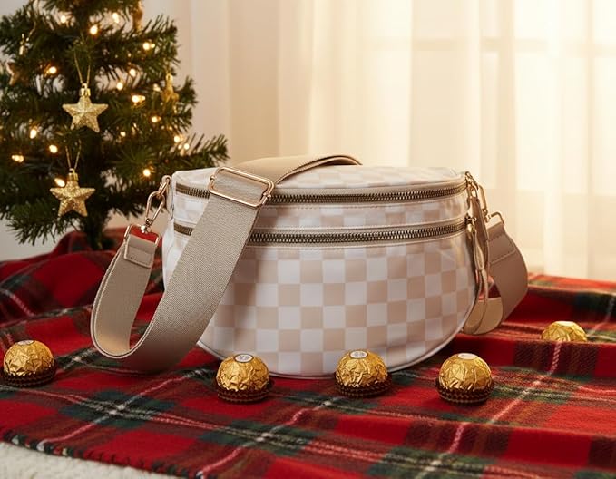 Bum Bag Crossbody Bag for Women | Spacious Bum Bags | Nylon Crossbody Fanny Packs | Purse Belt Purse for Travel Running, Fashion Holiday Gifts