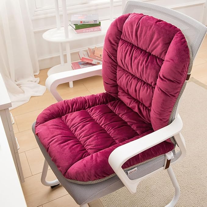 Desk Chair Cushion with Removable Cover, Office Chair Seat Cushion with Back Support, 9050cm