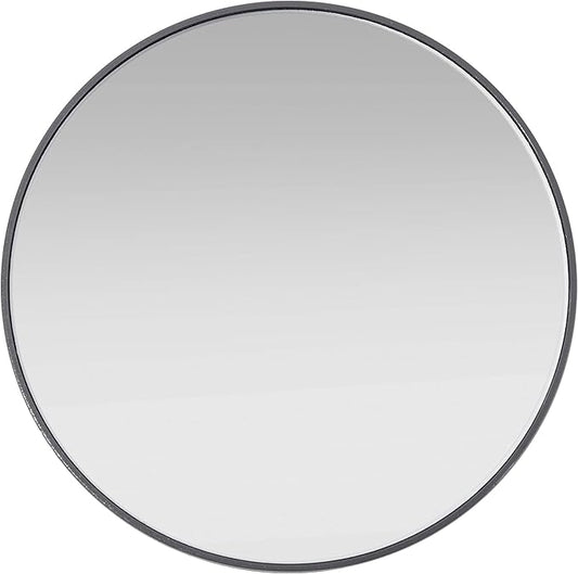 Zadro Compact Spot Mirror, Powerful 10X/15X or 20X Magnifications Travel Mirrors with Suction Cups, Mini Purse-Size Mirror-for-Makeup, Tweezing, and Grooming (10X Magnification, Gray)
