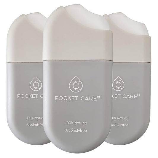 POCKET CARE | 3 Pack Sport Perfume Hand sanitizer Spray 15 ml - Spray for Hands | Organic Moisturizing Spray | Travel Size - Travel Accessories | 100% natural