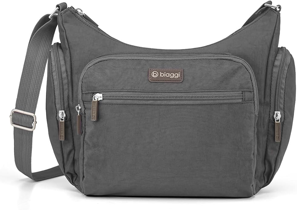 biaggi Flexmates Convertible Anti-Theft Crossbody Bag for Women | Lightweight On-The-Go Travel Organizer, RFID Blocking