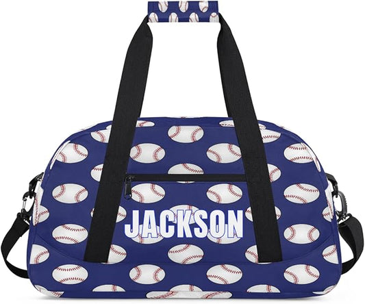 Custom Basketball Gym Duffel for Kids Boys,Personalized Duffel Bag Overnight Bags for Travel Weekender Practice