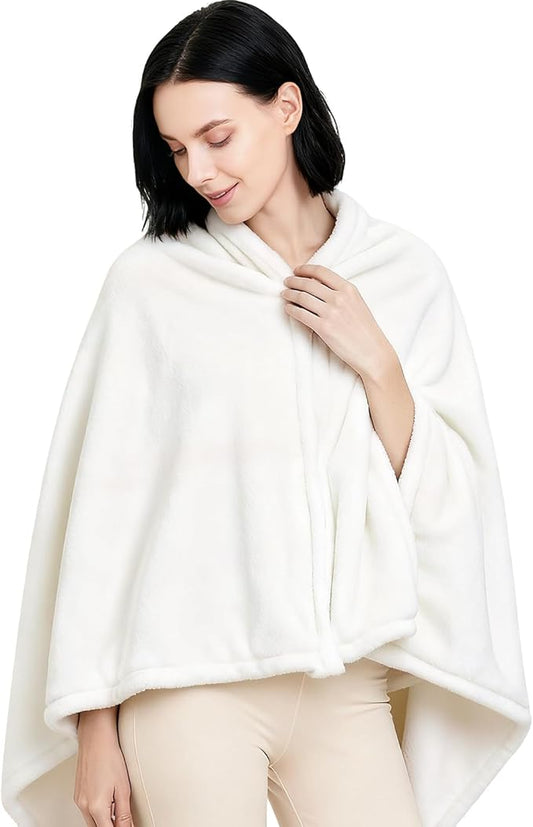 Ponchos for Women, Comfy Wearable Blanket, Gifts for People Who are Always Cold, Winter Shawl for Home, Office, Travel