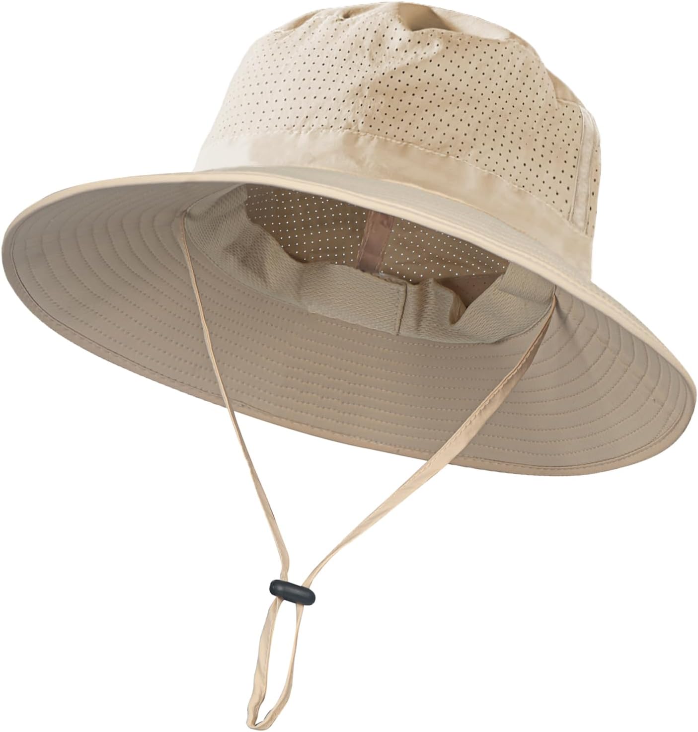 Rosoz Sun Hat for Men Women Boonie Bucket Hat Wide Brim Breathable Cooling Fishing Hats Safari Beach Garden UV Protection