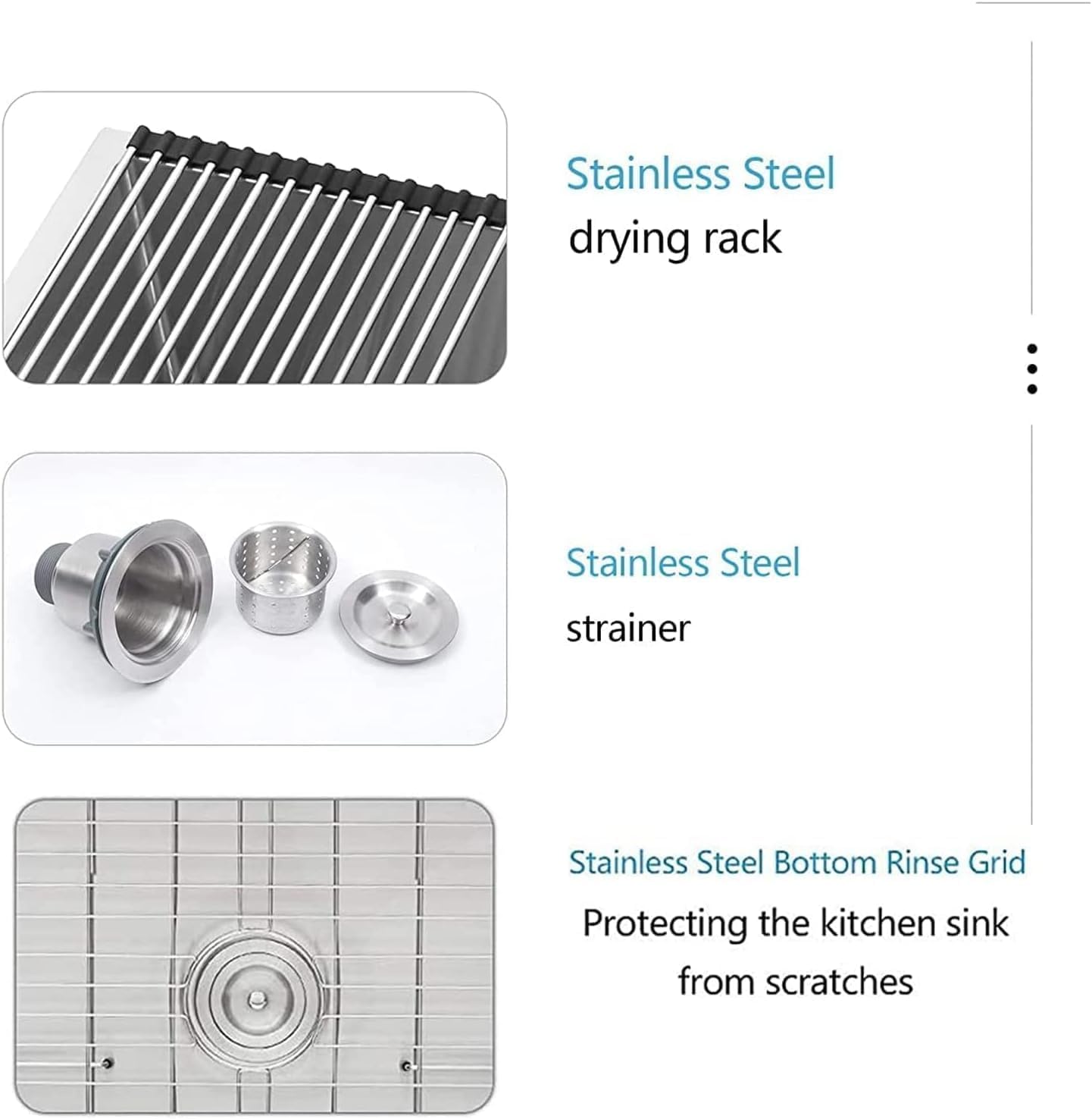 36 Farmhouse Sink Stainless Steel - Lordear 36 inch Kitchen Sink Double Bowl 50/50 Stainless Steel 16 Gauge Apron