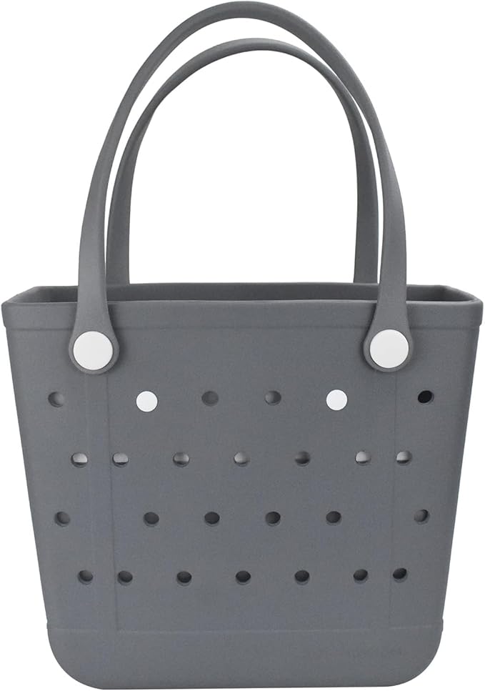 Lightweight Extra large Rubber Beach Bag Small mini Tote Bag for Gym Waterproof medium Open Handbag for Pool Sports