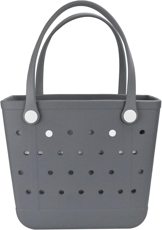 Lightweight Extra large Rubber Beach Bag Small mini Tote Bag for Gym Waterproof medium Open Handbag for Pool Sports