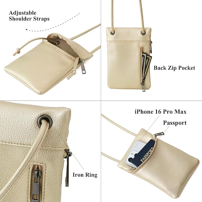 Small Crossbody Women Cell Phone Purse Wallet Bag With Shoulder Strap