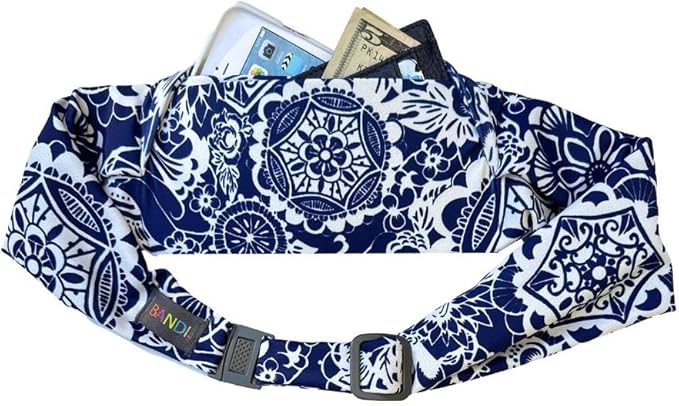 BANDI Plus Size Fanny Pack for Women – Travel-Ready Pocket Belt for Phone, Passport, Keys, Money, & Medical Devices, Adjustable Fit, Comfortable - Newport