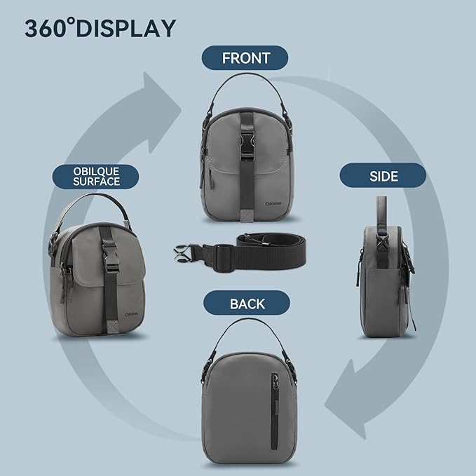chitobae Lightweight Crossbody Bags for Women,Waterproof Anti-thief Handbags,Shoulder Purse for Travel Shopping