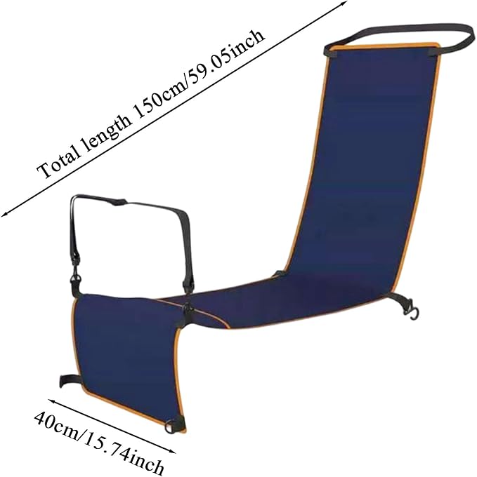 Foot Hammock - Portable Adjustable Travel Footrest, Airplane Seat Support, Soft Anti-Skid | Perfect for Men, Women, Teens, Kids, Seniors, Sleeping, Resting, Travel, Weekend Trips, Home, Office