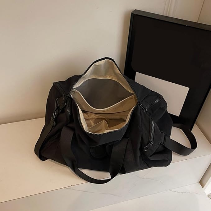 Large Capacity Gym Travel Bags with Separate Shoe Compartment and Wet Dry Pockets for Outdoor Sports Fitness Trip