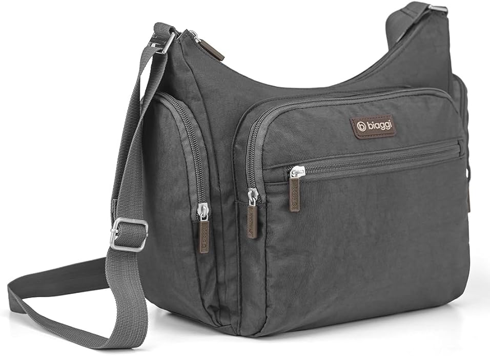 biaggi Flexmates Convertible Anti-Theft Crossbody Bag for Women | Lightweight On-The-Go Travel Organizer, RFID Blocking
