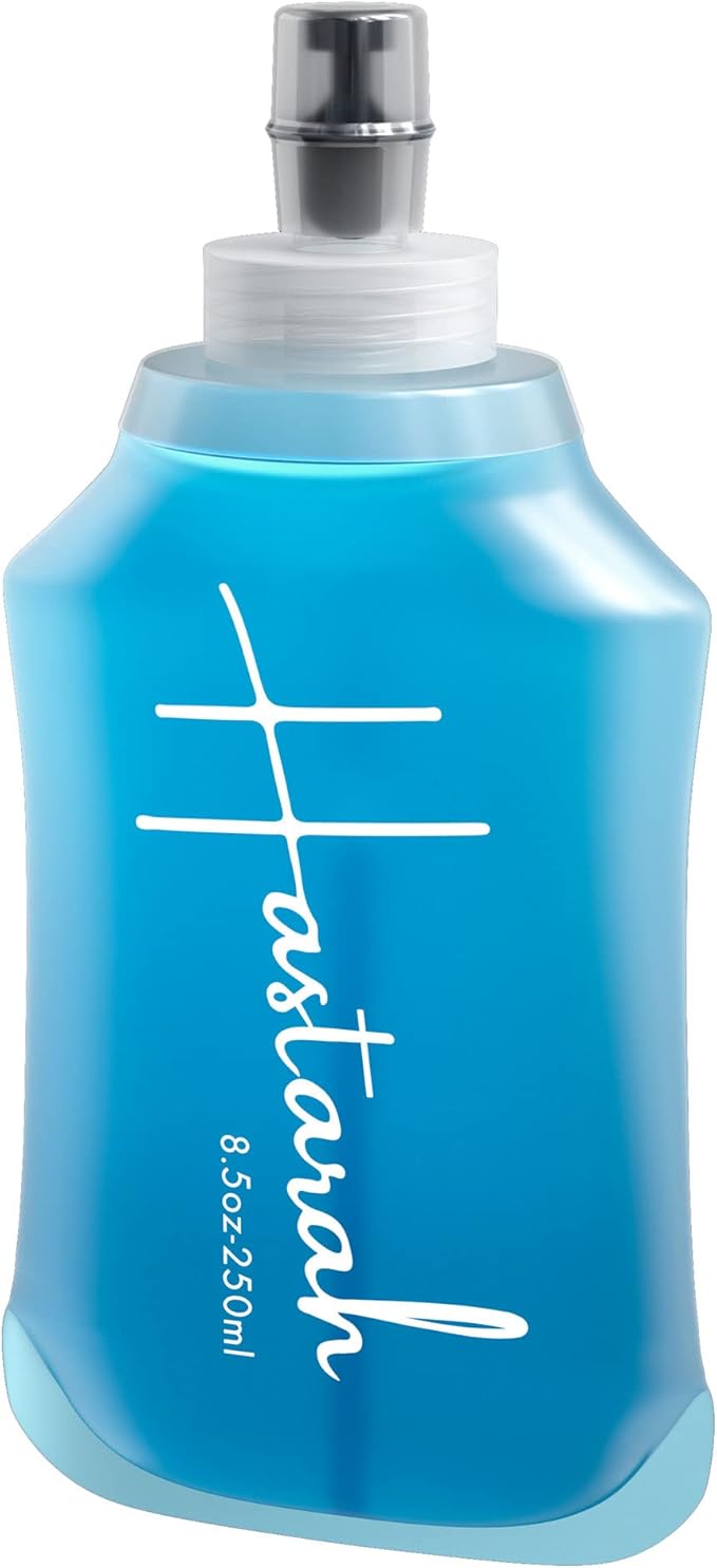 Flexible Silicone Running Water Bottle, 8.5 Fluid Ounces, BPA & PVC Free