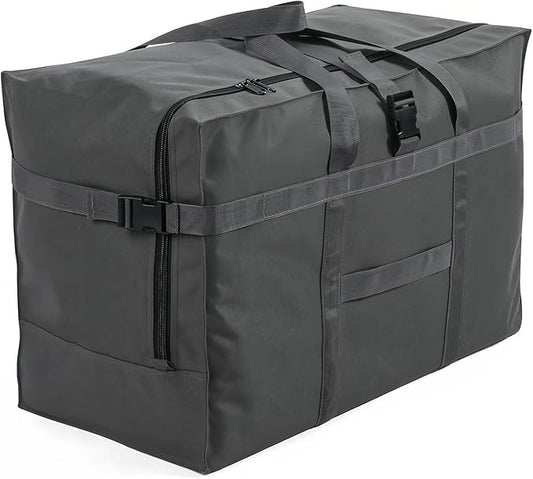 Arxus Large Duffel Bag, Waterproof Carry on Weekend Overnight Storage Bag over Luggage for Airline, Travel, Camping, Moving