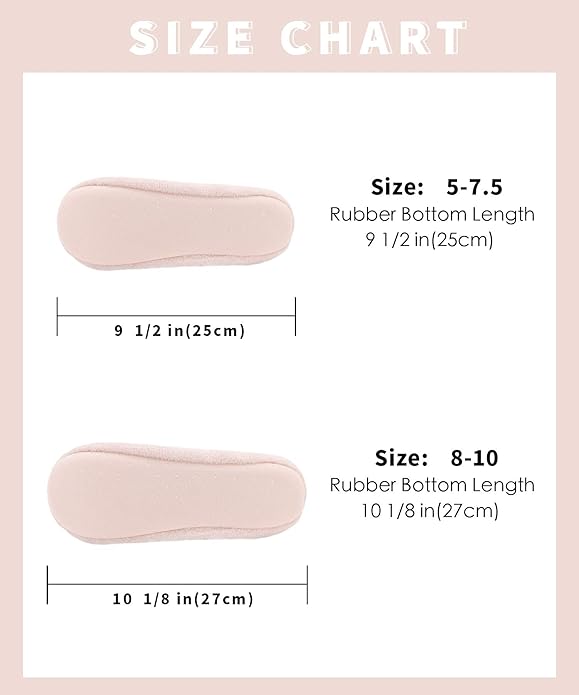 DICUIRD Women's Ballerina Slippers Lightweight House Slippers with Stretchable Heel Design