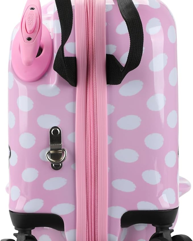 Bioworld Hello Kitty Character Face Pink Ride-On Luggage