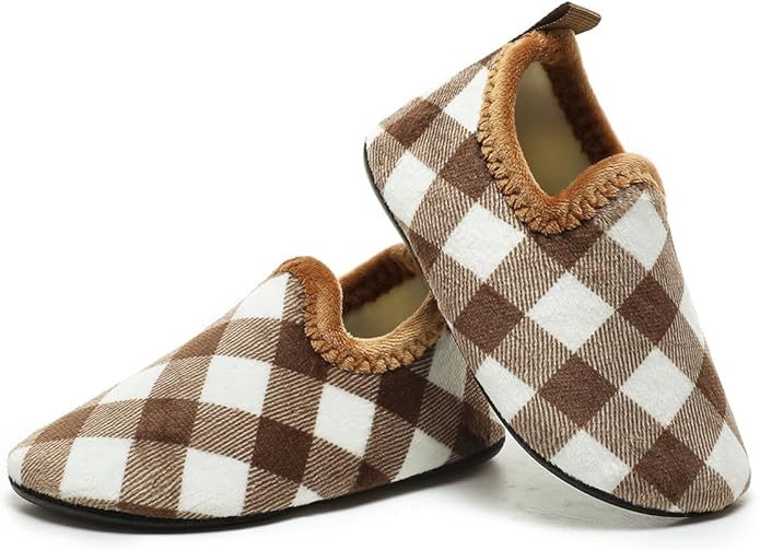 ditont Toddler Slippers Non-Slip Lightweight Comfortable Kids Indoor Grip House Home Shoes for Boys Girl