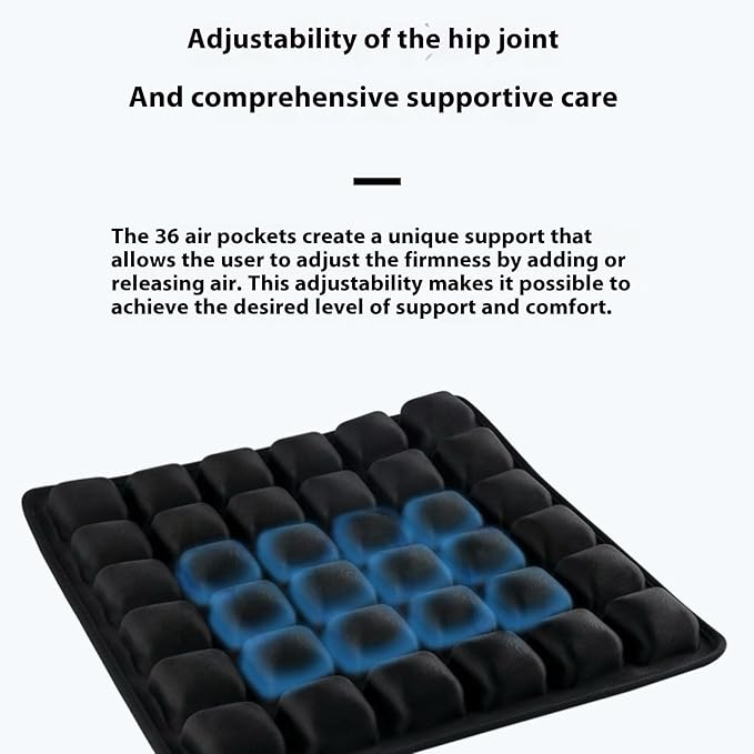 Sondor Travel Seat Cushion-Airplane seat Cushion for Long Flights, Inflatble Cushion for Office，Chairs,Car and Wheelchair.Portable and Ergonomically Designed Cushion.