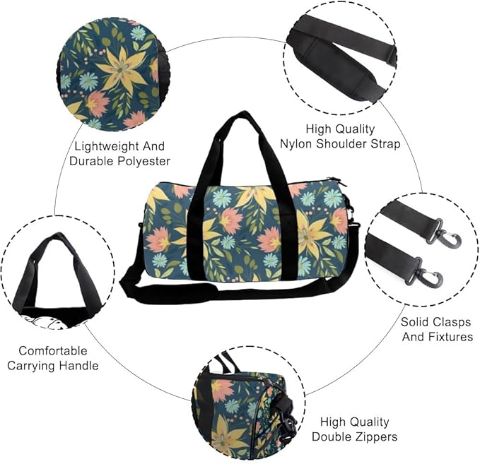 Soft Pink Petals Stain- Resistant Womens Bag Oxford Tote Bags Adjustable Shoulder Strap, Convertible Carry Backpack Goth Gym Bag For Beach Training Gym Accessories For Men