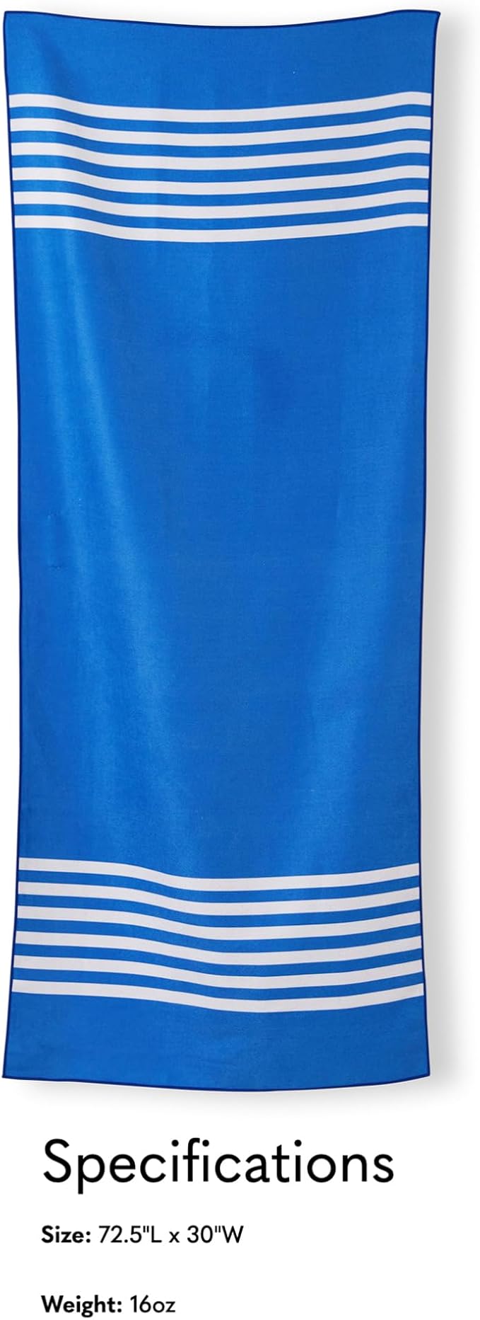 Nomadix Original Towel - Perfect for Beach, Pool, Travel, Camping, Yoga, Scuba - Made with Recycled Materials - Super Absorbent - Sand Resistant - Dive Flag - 72.5x30