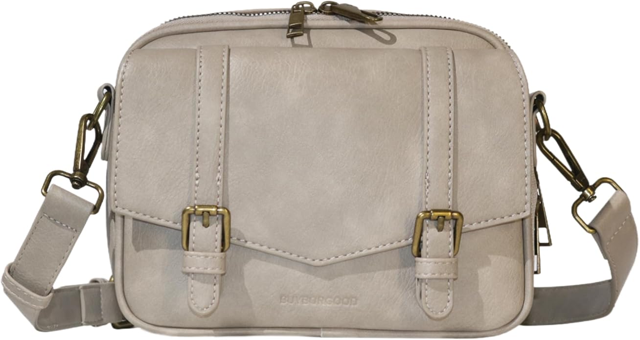 Women‘s Anti Theft RFID Blocking Small Vegan Leather Crossbody Bag Travel Purse With Built In Wallet Messenger Bag