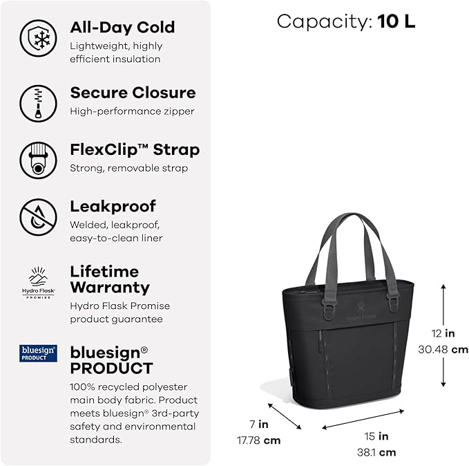 Hydro Flask Carryout Tote - Insulated Tote Bag - 10 L Capacity in Birch