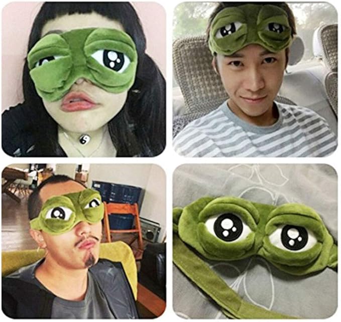 HXINFU 3D Sleep Mask For Men Blackout Funny Sleeping Mask For Women Cute Eye Masks For Sleeping Blackout Kids Girls Boys