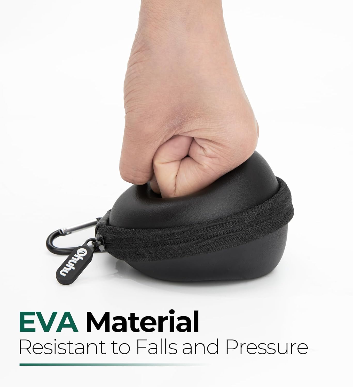 Ohuhu Watch Travel Case, 2Pack Watch Box for Men and Women Portable Single Watch Storage box and Organizer for Wristwatches and Smart Watches Heightened Version up to 56mm for Fathers Day