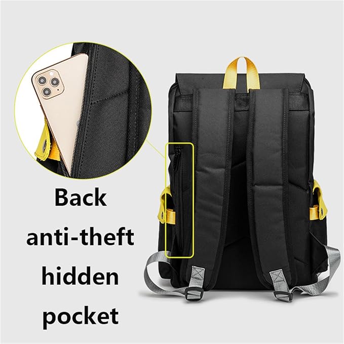 Anti Theft Travel Laptop Backpack with Usb Charging Port Water Resistant Extra Large (Red/Black,17in)