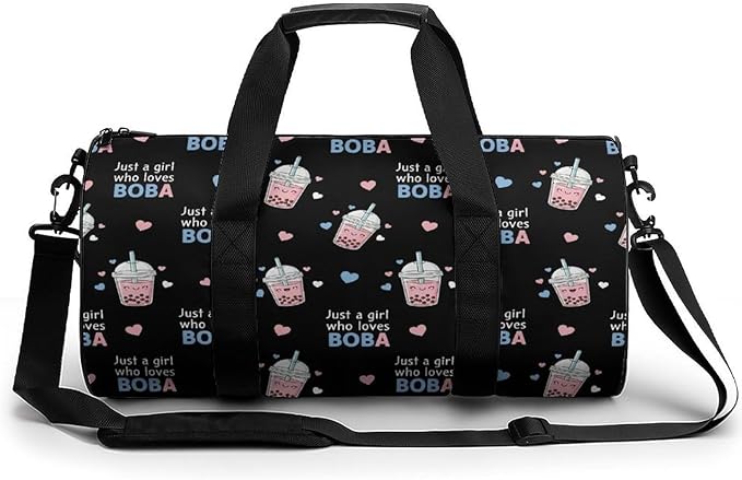 Gym Sports Duffle Bag Just A Girl Who Loves Weekender Carry on Beach Yoga Overnight Luggage Bag Travel Training Workout Bags