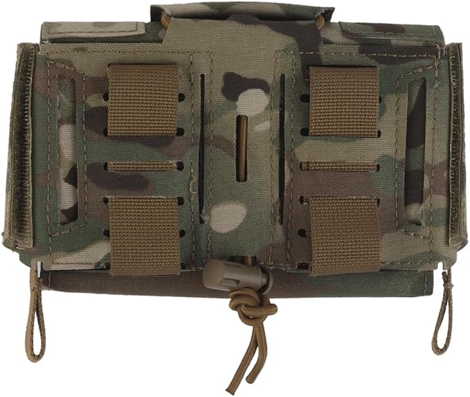 IFAKon Compact V3 Ifak Pouch for Trauma Kit, Quick Pull First Aid Pouch with 7 Pockets Adapt to Belt, MOLLE Plate Carrier Vest, Waistband, Chest Rigs.