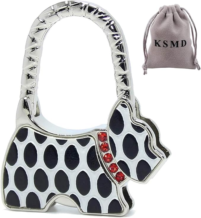 KSMD Purse Hooks for Table and Bars,Portable Purse Hanger Organizers Hooks Handbag Holder Pocketbook Holder Bag Storage for Desk Bag Hook,Foldable Folding Table Hook Hanger