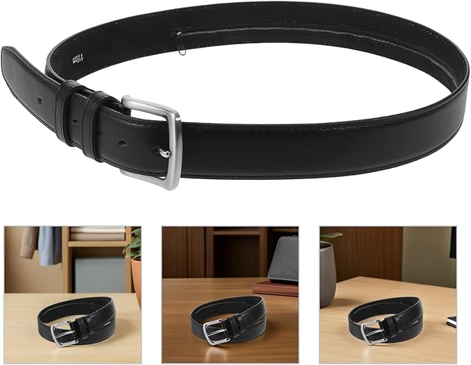 LOGOFUN 2pcs Travel Money Belt with Hidden Zipper Pocket Anti-theft Security Waist Wallet for Men Business Trip