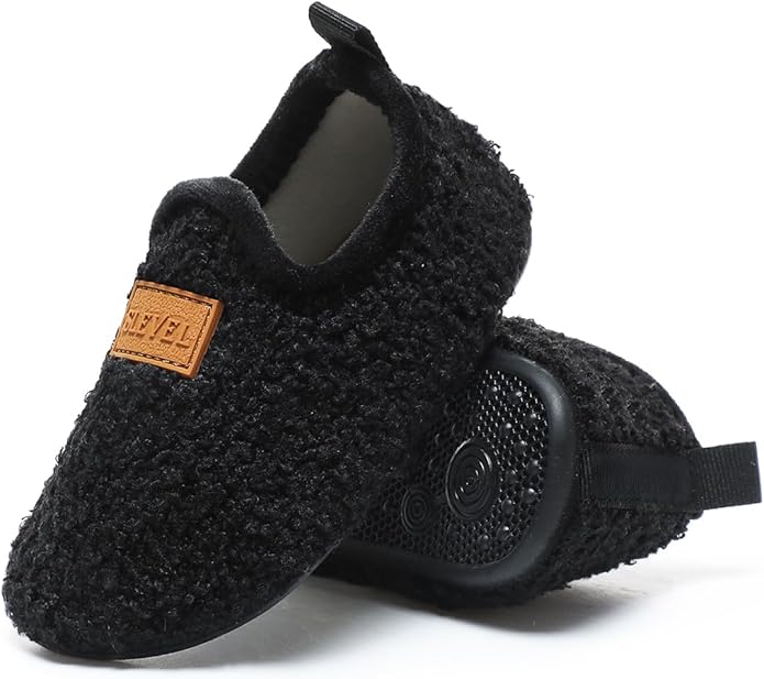 ditont Toddler Slippers Non-Slip Lightweight Comfortable Kids Indoor Grip House Home Shoes for Boys Girl
