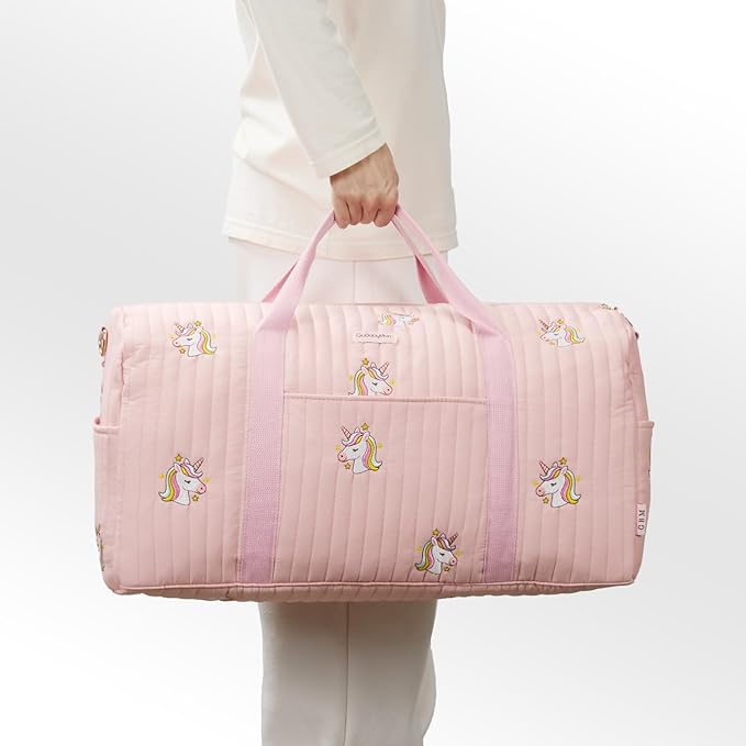 Women’s Travel Duffel Bag – Large Weekender & Overnight Travel Bag with Wet Pocket, Carry-On Friendly, Ideal as Hospital or Maternity Bag for Labor and Delivery