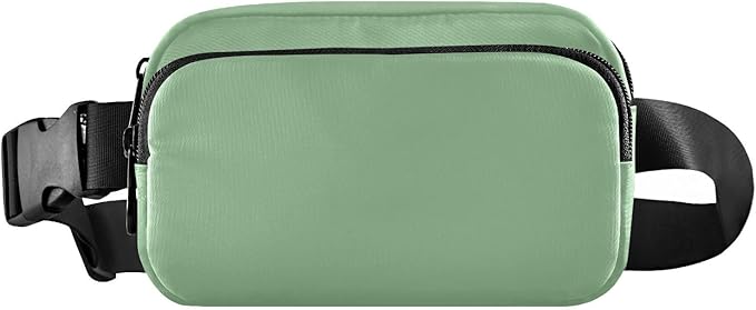 Fanny Pack for Women Men Water Resistant Fashion Waist Packs with Adjustable Strap Belt Bag for Travel Workout Jogging Hiking Dark Sea Green