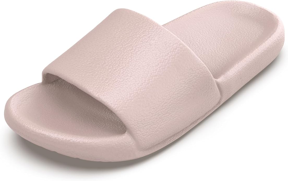 Shower Shoes for Women & Men - Non-Slip House Slippers - Cloud Comfort Slides - Quick-Dry, Arch Support - Perfect for Bathroom, Beach, Pool, Travel