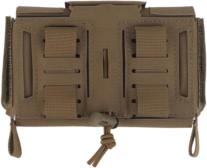 IFAKon Compact V3 Ifak Pouch for Trauma Kit, Quick Pull First Aid Pouch with 7 Pockets Adapt to Belt, MOLLE Plate Carrier Vest, Waistband, Chest Rigs.