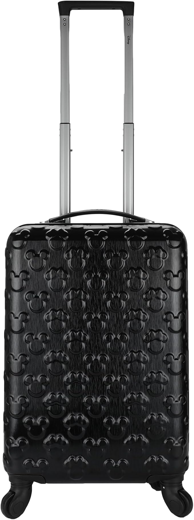 Bioworld Mickey Mouse 21 Molded Carry-On Luggage Mickey and Minnie Heads Hardside Rolling Luggage