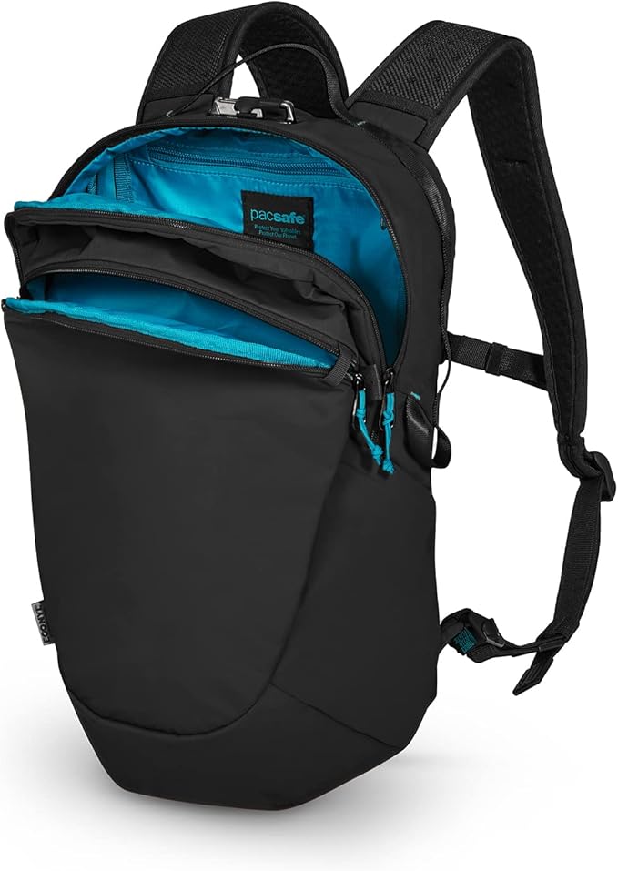 Pacsafe ECO 18L Anti Theft Backpack, ECONYL Black