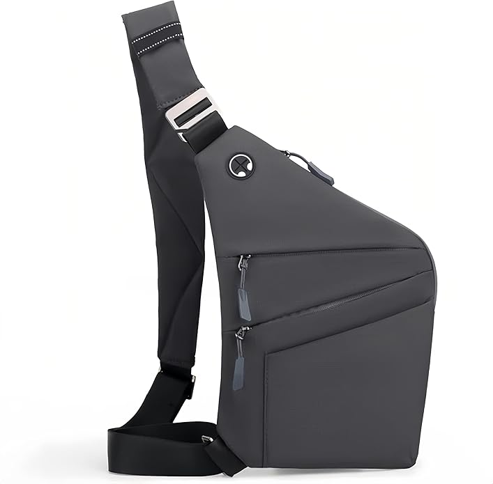 Crossbody Travel Bags for Women, Anti Theft Proof Safe Slim Sling Travel Purses, Personal Flex Shoulder Bag for Men Women