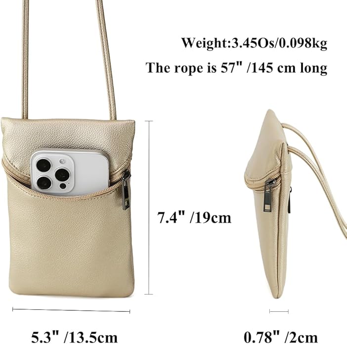 Small Crossbody Women Cell Phone Purse Wallet Bag With Shoulder Strap
