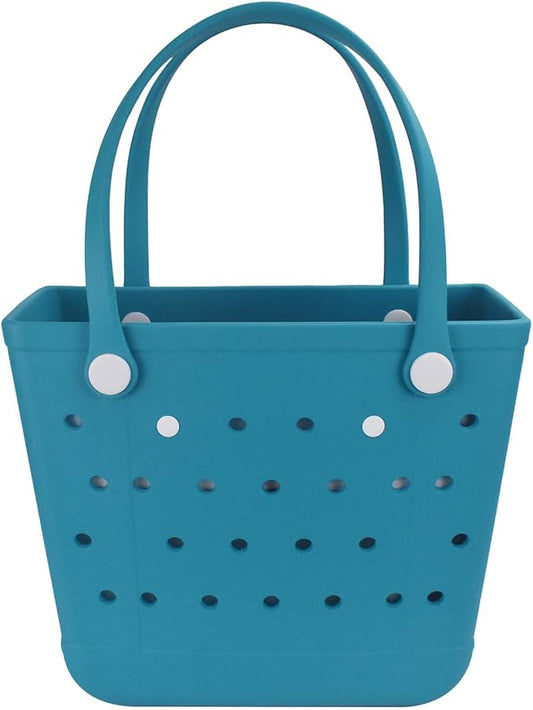 Lightweight Extra large Rubber Beach Bag Small mini Tote Bag for Gym Waterproof medium Open Handbag for Pool Sports