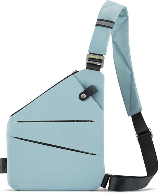 WANDER PLUS® Anti Theft Crossbody Bag, Shoulder Bag Anti-theft Design for Travel, Sport, Work